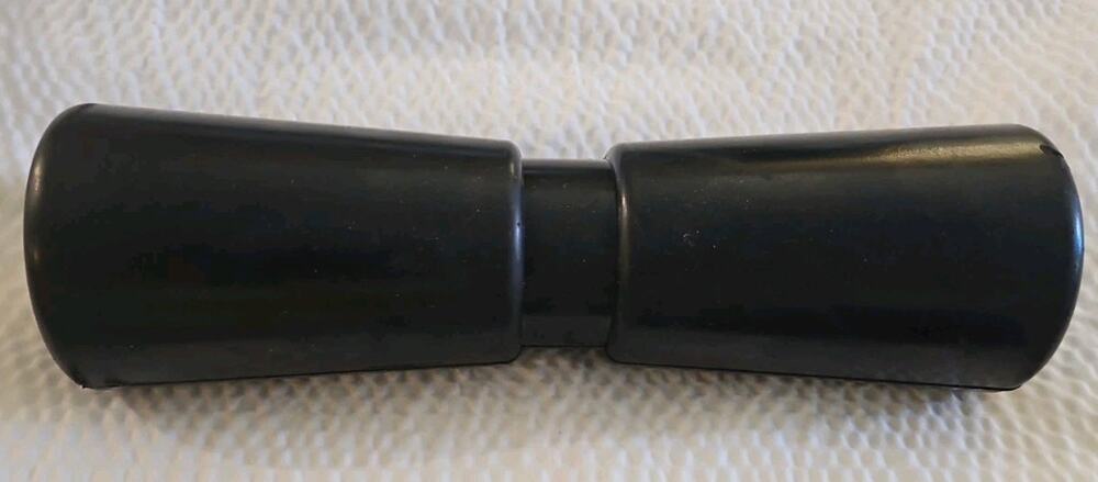Heavy Duty Boat Trailer Roller, Rubber Shaft Keel, Black - 12 inches - New